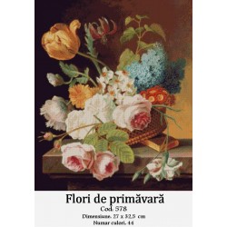 Model goblen Flori de primavara