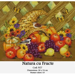 Set goblen  Natura cu fructe